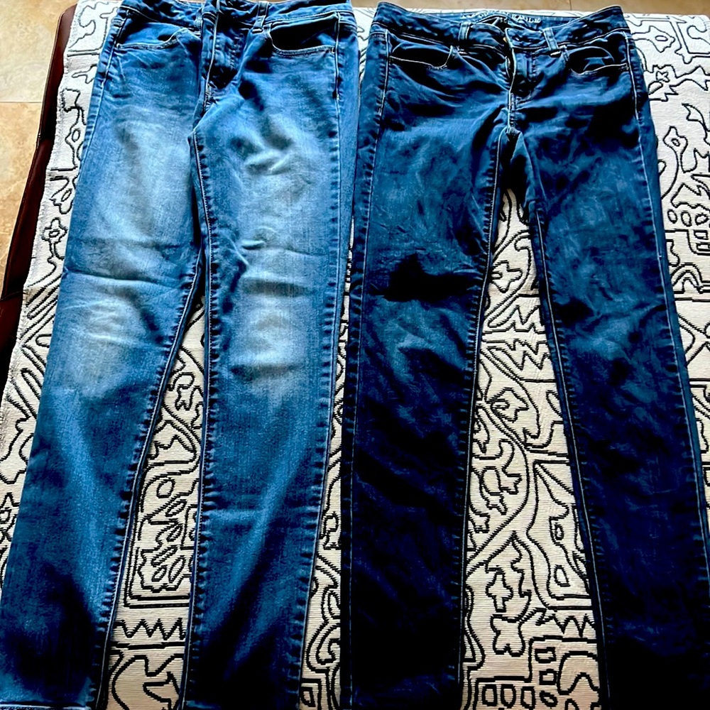 American Eagle jeggings and high-rise jeggings